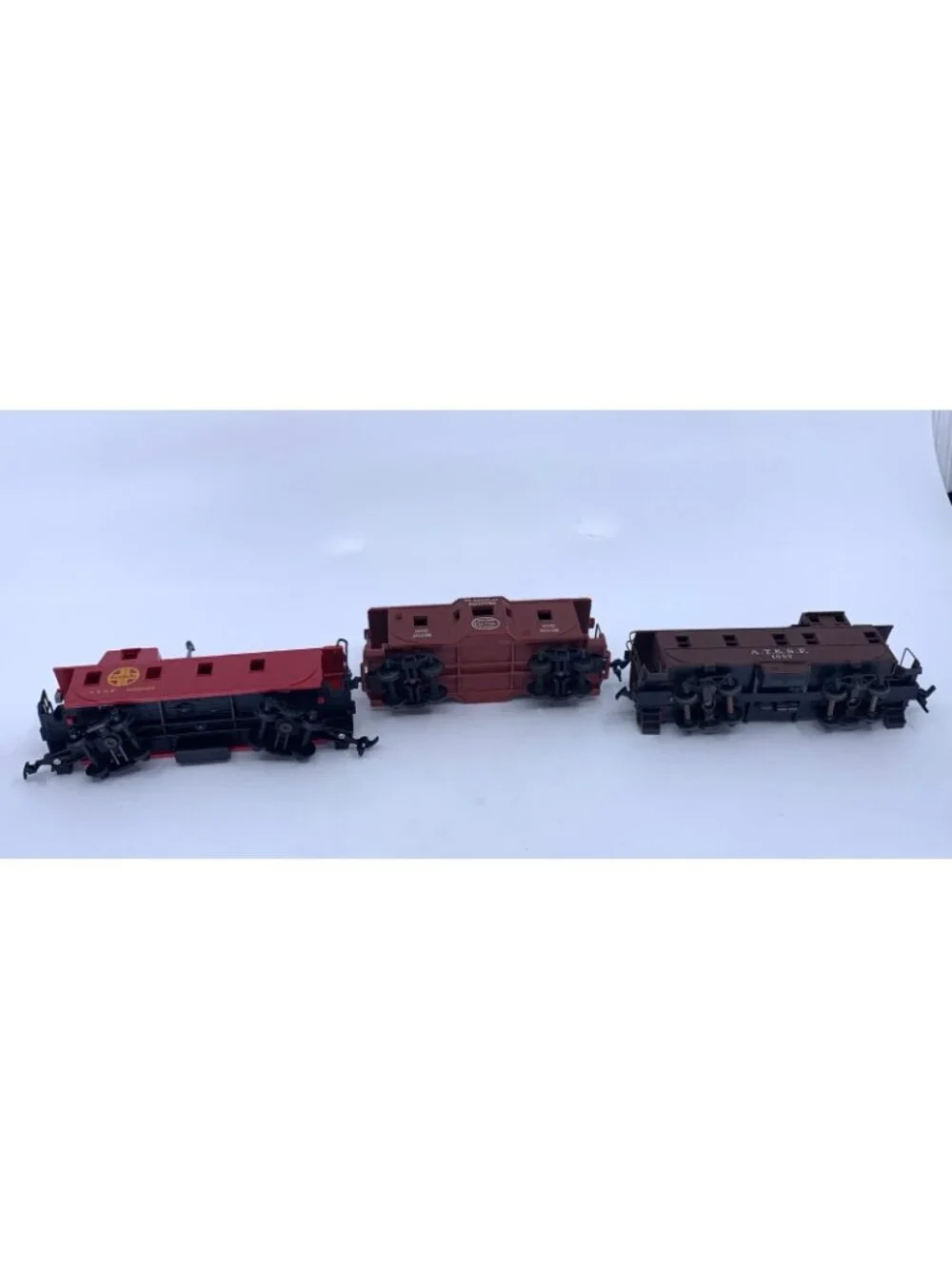 Lot 3 HO Scale Caboose Athearn Bachmann Marx Santa Fe ATSF NYC Vintage